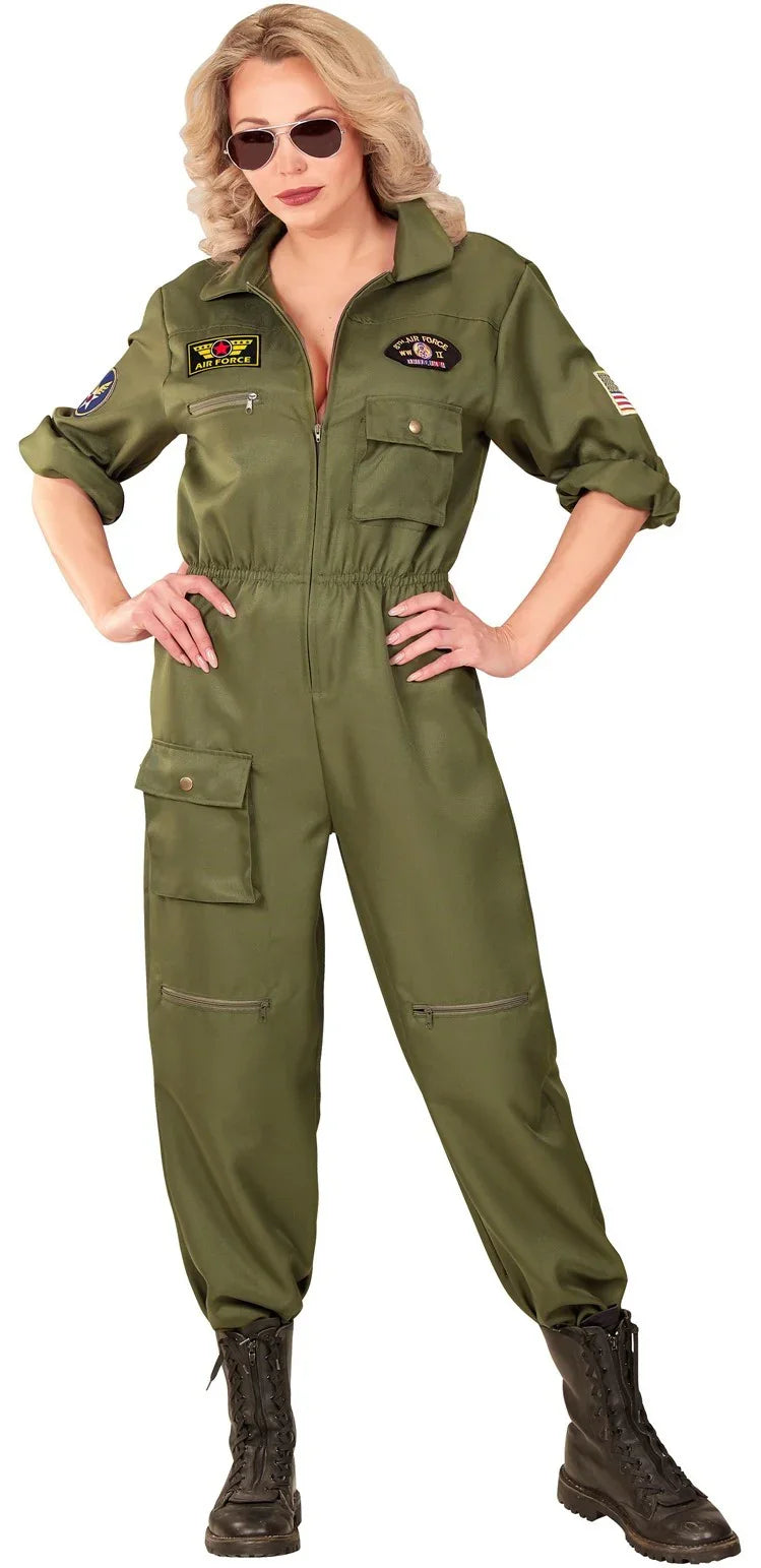 Disfraz de Piloto de Combate para Mujer Pilotos y Aviadores Widmann